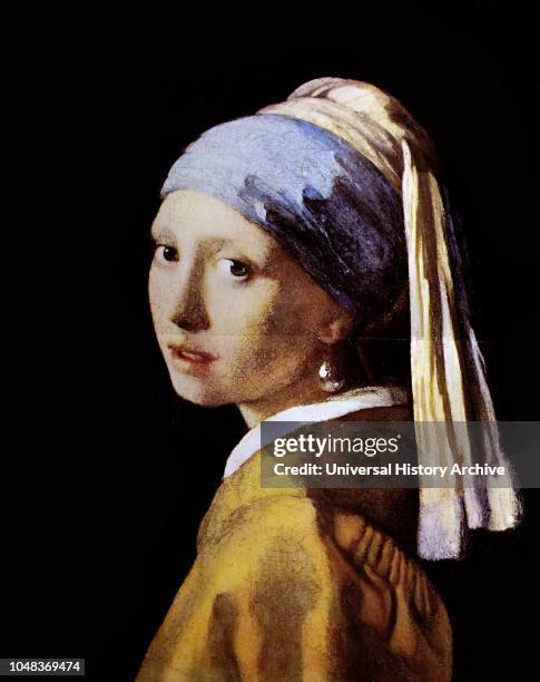 Girl with a Pearl Earring by Johannes Vermeer. C. 1665. Oil on canvas. Girl with a Pearl Earring is an oil painting by Dutch Golden Age painter...