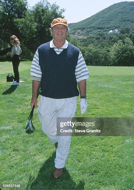 Jack Nicholson during Casey Lee Ball Classic Charity Golf Tournament at Lake Sherwood Country Club in Westwood, California, United States.