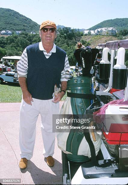 Jack Nicholson during Casey Lee Ball Classic Charity Golf Tournament at Lake Sherwood Country Club in Westwood, California, United States.