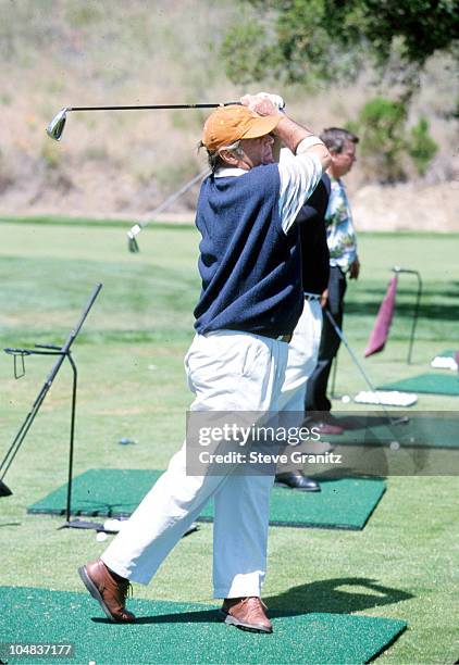 Jack Nicholson during Casey Lee Ball Classic Charity Golf Tournament at Lake Sherwood Country Club in Westwood, California, United States.