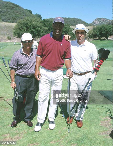 Joe Pesci, Marcus Allen, & Andy Garcia during Casey Lee Ball Classic Charity Golf Tournament at Lake Sherwood Country Club in Westwood, California,...