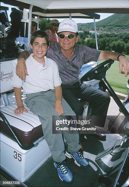 Joe Pesci & Casey Lee Ball during Casey Lee Ball Classic Charity Golf Tournament at Lake Sherwood Country Club in Westwood, California, United States.