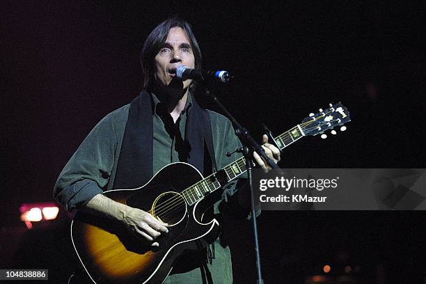 Jackson Browne during Rainforest Alliance Concert 2001 at Beacon Theatre in New York City, New York, United States.