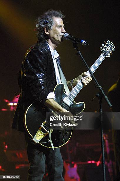 Keith Richards during Rainforest Alliance Concert 2001 at Beacon Theatre in New York City, New York, United States.