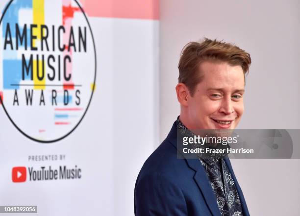 Macaulay Culkin attends the 2018 American Music Awards at Microsoft Theater on October 9, 2018 in Los Angeles, California.
