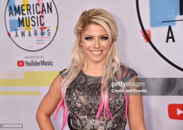 Alexa Bliss attends the 2018 American Music Awards at Microsoft Theater on October 9, 2018 in Los Angeles, California.