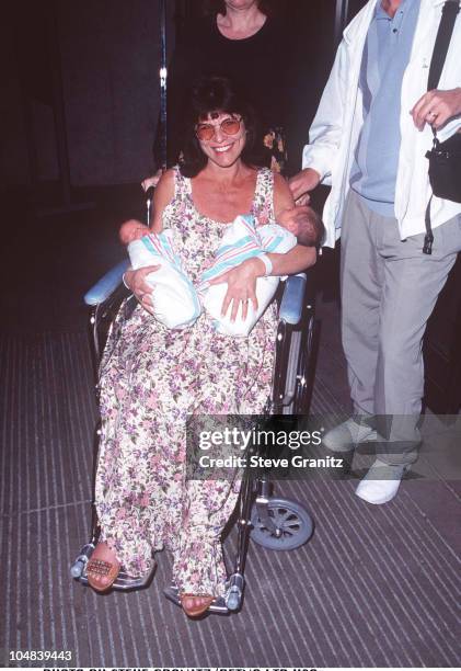 Adrienne Barbeau during Adrienne Barbeau & Husband Billy Van Zandt Became Proud Parents of Twin Sons Walker Steven Barbeau Van Zandt & William Dalton...