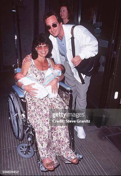 Adrienne Barbeau during Adrienne Barbeau & Husband Billy Van Zandt Became Proud Parents of Twin Sons Walker Steven Barbeau Van Zandt & William Dalton...