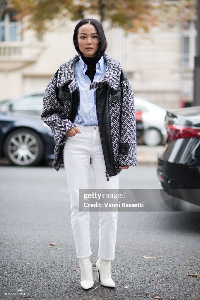 Street Style : Paris Fashion Week Womenswear Spring/Summer 2019 : Day Nine