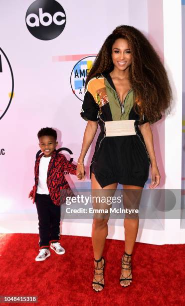 Future Zahir Wilburn and Ciara attend the 2018 American Music Awards at Microsoft Theater on October 9, 2018 in Los Angeles, California.