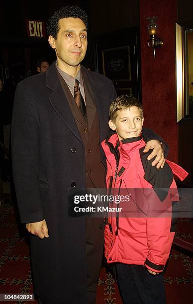 John Turturro and son Amedeo during "O Brother, Where Art Thou" New York Premiere at Ziegfeld Theatre in New York City, New York, United States.