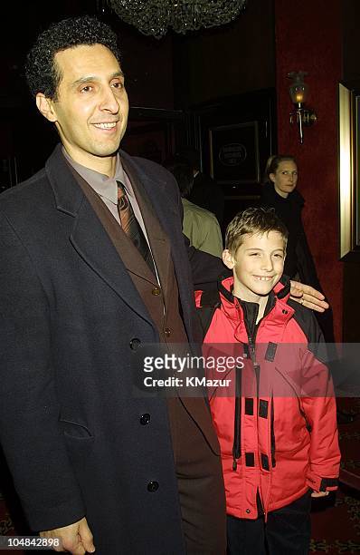 John Turturro and son Amedeo during "O Brother, Where Art Thou" New York Premiere at Ziegfeld Theatre in New York City, New York, United States.