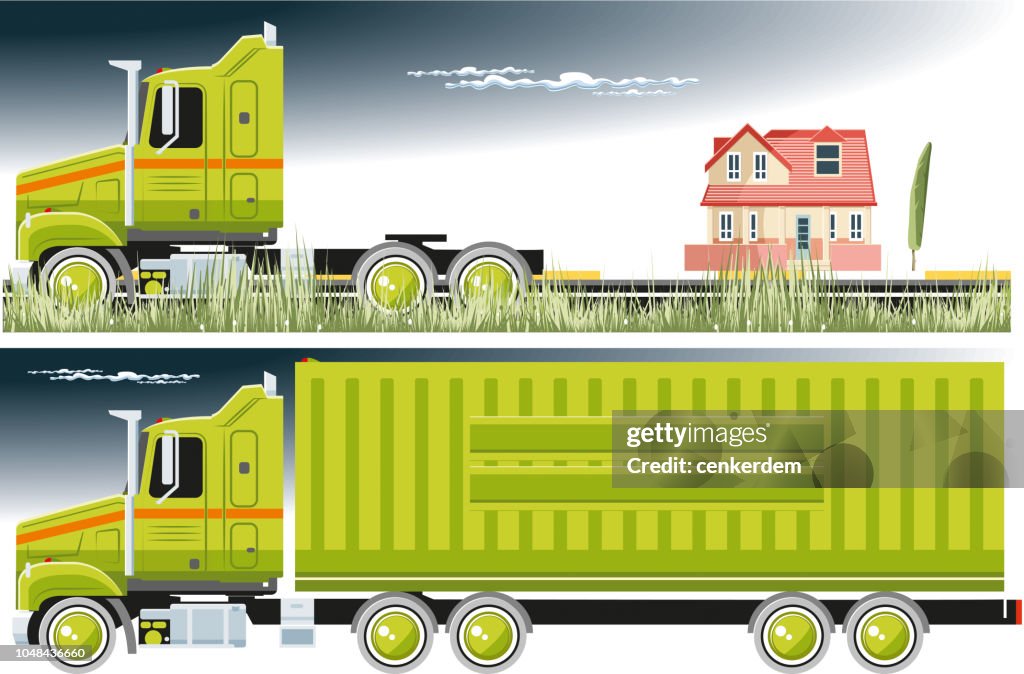 Truck on the way