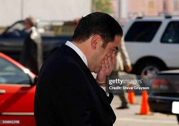 Emeril Lagasse during Funeral Services For Robert Urich at Saint Charles Borromeo Chruch in North Hollywood, California, United States.