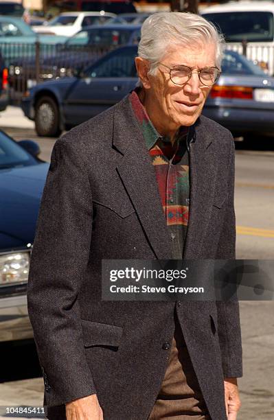 Joseph Campanella during Funeral Services For Robert Urich at Saint Charles Borromeo Chruch in North Hollywood, California, United States.