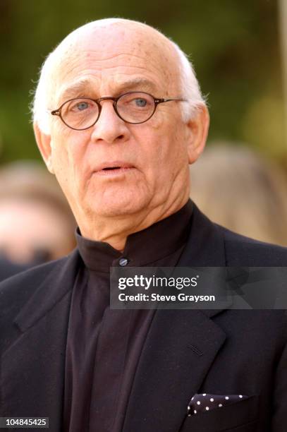 Gavin MacLeod during Funeral Services For Robert Urich at Saint Charles Borromeo Chruch in North Hollywood, California, United States.