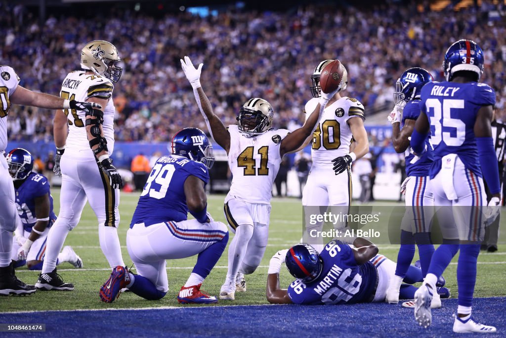 New Orleans Saints v New York Giants