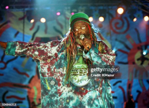 George Clinton of Parliament-Funkadelic during Woodstock '99 in Saugerties, New York in Saugerties, New York, United States.
