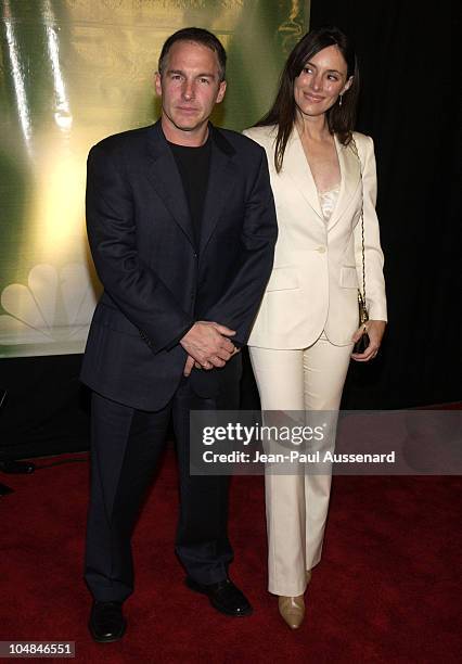 Brian Benben and wife Madeleine Stowe during NBC All-Star Winter Party at Bliss in Los Angeles, California, United States.