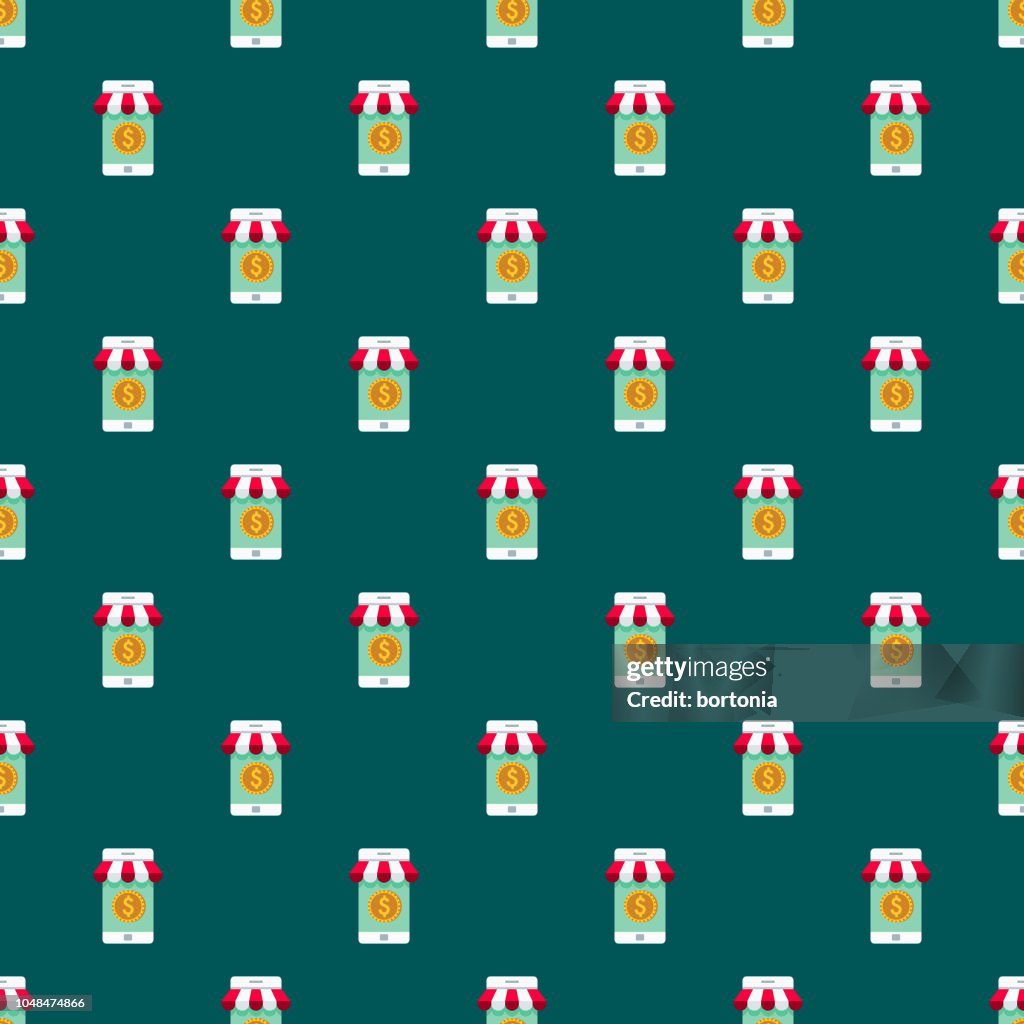 Commerce Pattern Online Sale E Commerce Seamless Pattern High-Res Vector Graphic - Getty ...