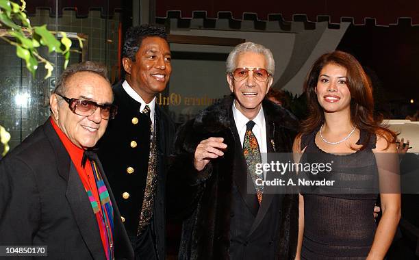 George Barris, Jermaine Jackson, Mr. Blackwell and Alejandra