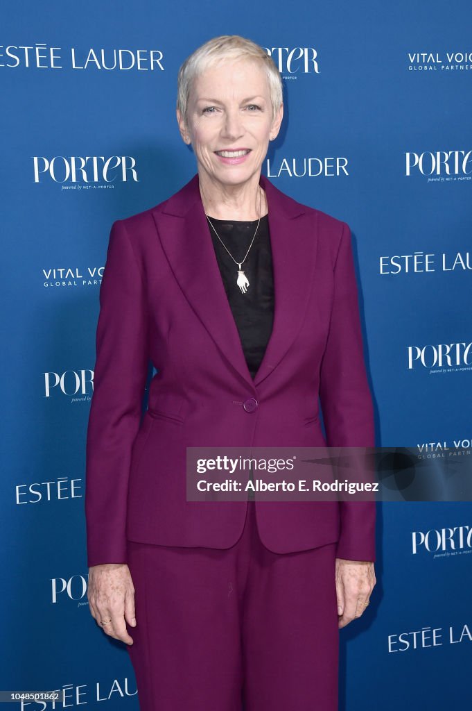 Annie Lennox attends PORTER's Third Annual Incredible Women Gala at