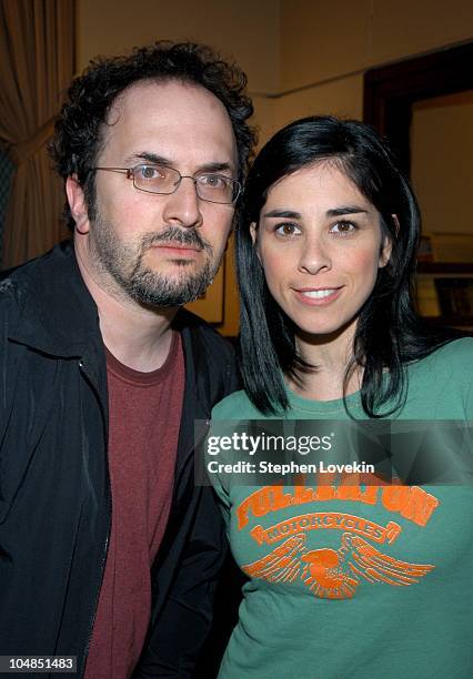 Robert Smigel and Sarah Silverman during Comedy Tonight - A Night of Comedy to Benefit the 92nd Street Y at The 92nd Street Y in New York City, NY,...