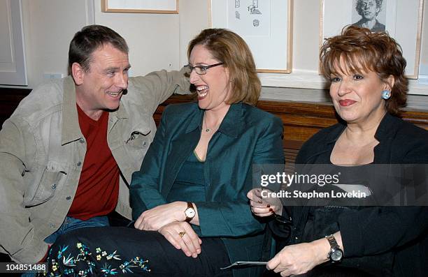 Colin Quinn, Judy Gold, and Joy Behar during Comedy Tonight - A Night of Comedy to Benefit the 92nd Street Y at The 92nd Street Y in New York City,...