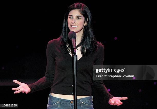 Sarah Silverman during Comedy Tonight - A Night of Comedy to Benefit the 92nd Street Y at The 92nd Street Y in New York City, NY, United States.