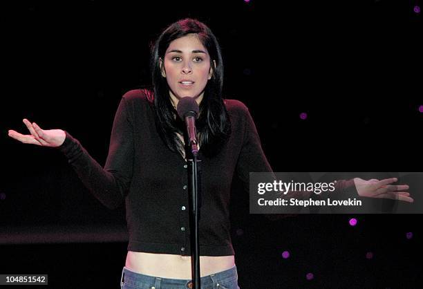 Sarah Silverman during Comedy Tonight - A Night of Comedy to Benefit the 92nd Street Y at The 92nd Street Y in New York City, NY, United States.