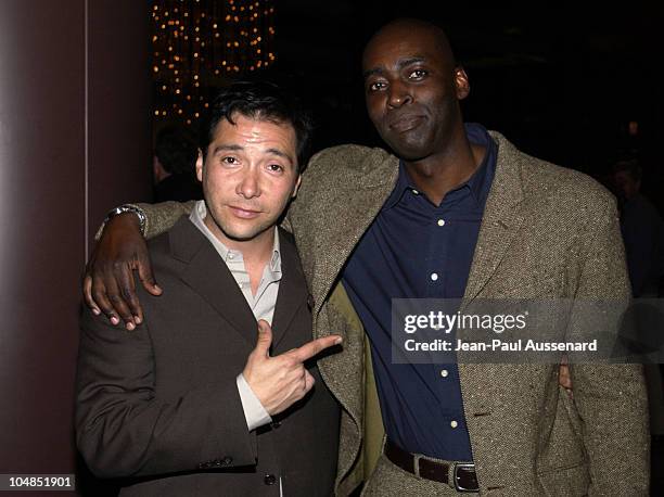 Benito Martinez and Michael Jace during "The Shield" Season Two Premiere Screening Hosted by FX at Directors Guild of America in Los Angeles,...
