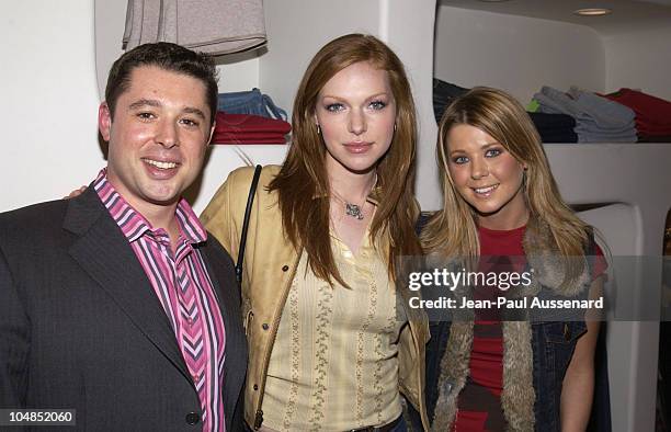 Tommy Reid, Laura Prepon and Tara Reid during Patrick Reid Store Opening at Patrick Reid Store in Santa Monica, California, United States.