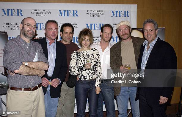 Writer / executive producer Andy Breckman, Stanley Kamel, actor / producer Tony Shalhoub, Bitty Schram, Jason Gray-Stanford, Ted Levine and executive...