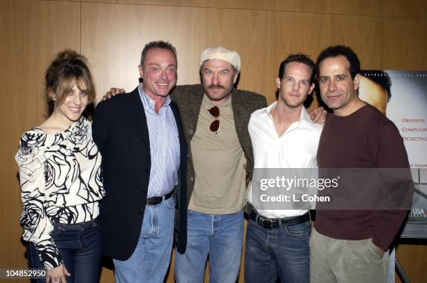 Bitty Schram, Stanley Kamel, Ted Levine, Jason Gray-Stanford and actor / producer Tony Shalhoub