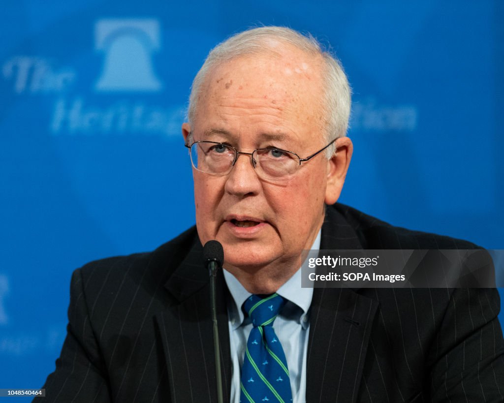 The Honourable Kenneth W. Starr (a.k.a. Ken Starr),
former...