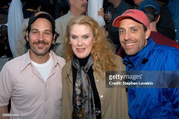 Paul Rudd, Celia Weston, and Jace Alexander during Nantucket Film Festival 8 - Opening Night Party at Jettie's Beach in Nantucket, Massachusetts,...