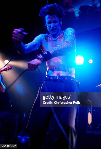 Josh Todd Performs at the Key Club in Hollywood, CA, United States.