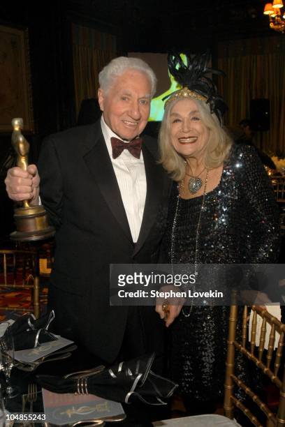 Budd Schulberg and Sylvia Miles during Official 2003 Academy of Motion Picture Arts and Sciences Oscar Night Party at Le Cirque 2000 at Le Cirque...
