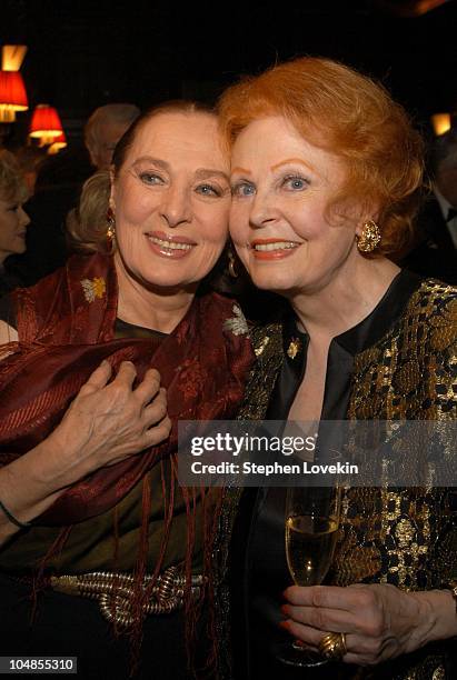 Rita Gam and Arlene Dahl during Official 2003 Academy of Motion Picture Arts and Sciences Oscar Night Party at Le Cirque 2000 at Le Cirque 2000 in...