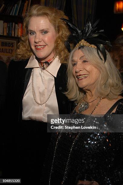Celia Weston and Sylvia Miles during Official 2003 Academy of Motion Picture Arts and Sciences Oscar Night Party at Le Cirque 2000 at Le Cirque 2000...