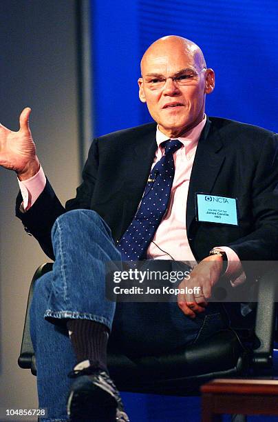 James Carville, consultant for the new HBO Series "K Street"