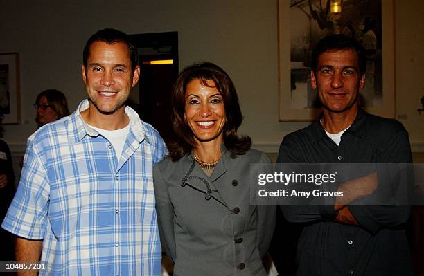 Brian Robbins, Partner of Tollin/Robbins, Angela Shapiro, President of ABC Family Channel, and Mike Tollin, Partner of Tolling/Robbins Productions