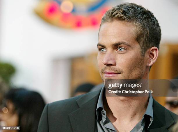 Paul Walker during The World Premiere of "2 Fast 2 Furious" at Universal Amphitheatre in Universal City, California, United States.