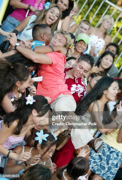 Ryan Seacrest during 2003 Teen Choice Awards - Arrivals at Universal AmphiTheater in Universal City, California, United States.