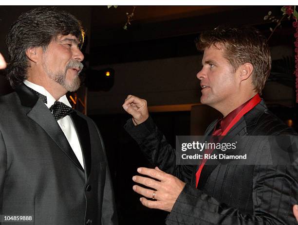 Randy Owens and Richie McDonald during 53rd Annual BMI Country Music Awards at BMI Nashville Offices in Nashville, Tennessee, United States.