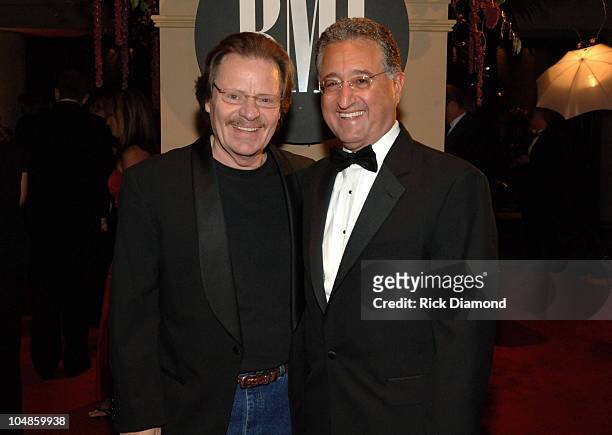 Delbert McClinton and Del Bryant, BMI during 53rd Annual BMI Country Music Awards at BMI Nashville Offices in Nashville, Tennessee, United States.