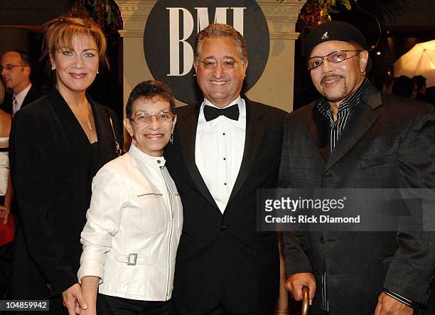 Art Neville, Neville Family and Del Bryant, BMI during 53rd Annual BMI Country Music Awards at BMI Nashville Offices in Nashville, Tennessee, United...
