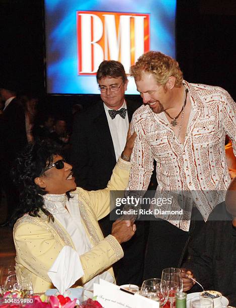 Little Richard, Phil Graham - BMI and Toby Keith during 53rd Annual BMI Country Music Awards at BMI Nashville Offices in Nashville, Tennessee, United...