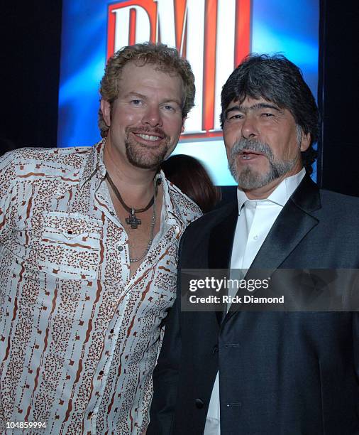 Toby Keith and Randy Owens during 53rd Annual BMI Country Music Awards at BMI Nashville Offices in Nashville, Tennessee, United States.