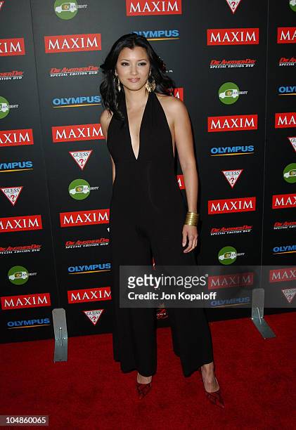 Kelly Hu during Maxim Magazine's Annual Hot 100 Party at 1400 Ivar in Hollywood, CA, United States.